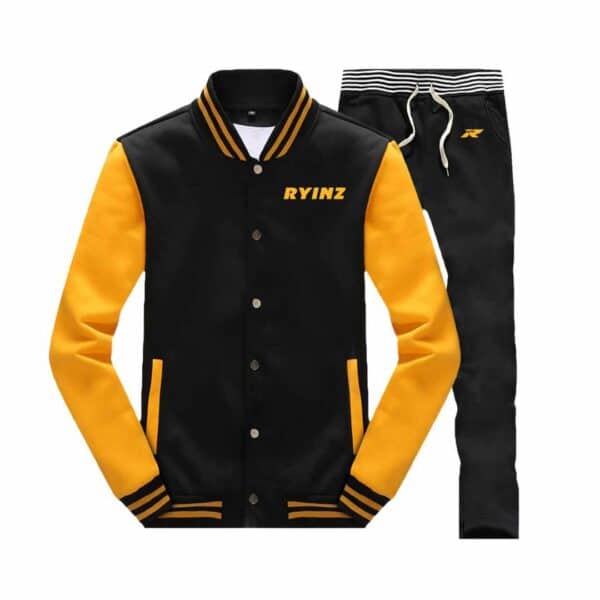 White & Navy Men’s Tracksuit by RYINZ | Minimalist Full-Zip Jacket & Joggers Set | Clean Custom Activewear for Sport - Image 21