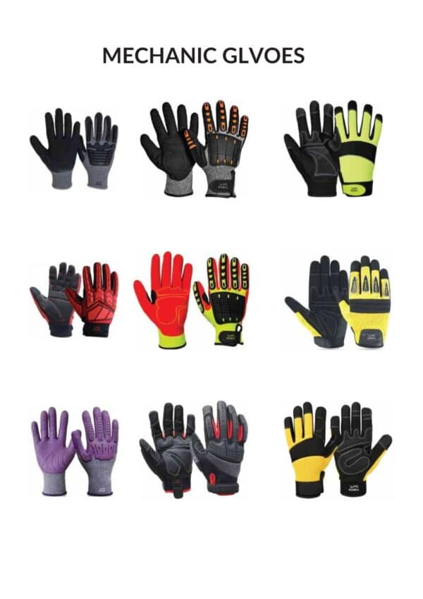High-Dexterity Mechanic Gloves – Cut-Resistant, Impact-Protected, Anti-Slip Gloves for Industrial & Automotive Work