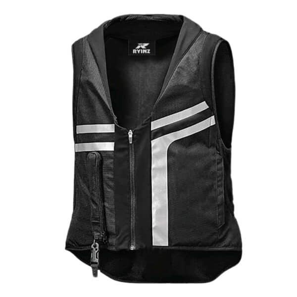 RYINZ Wholesale Custom Reflective Safety Vest for Workers, High Visibility Sleeveless Jacket with Breathable Mesh Back - Image 6