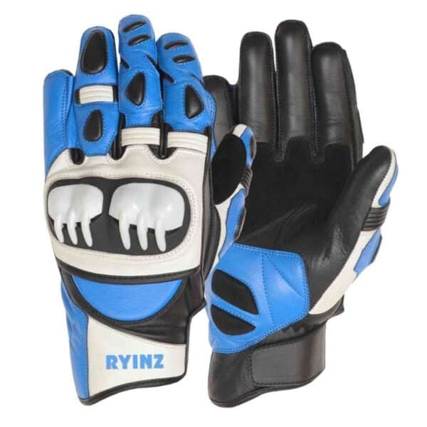 RYINZ Armored GoatSkin Motorcycle Gloves for Wholesale & Retail with TPU Knuckle Protection and Embossed Grip - Image 3