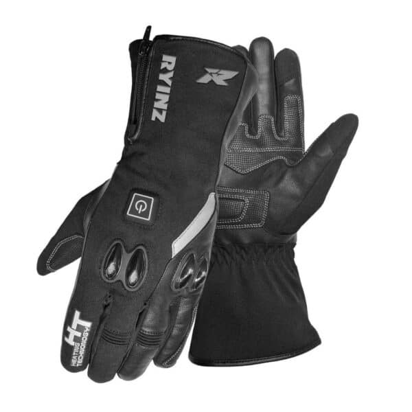 RYINZ Armored GoatSkin Motorcycle Gloves for Wholesale & Retail with TPU Knuckle Protection and Embossed Grip - Image 5