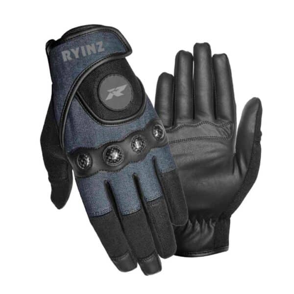 RYINZ Armored GoatSkin Motorcycle Gloves for Wholesale & Retail with TPU Knuckle Protection and Embossed Grip - Image 8