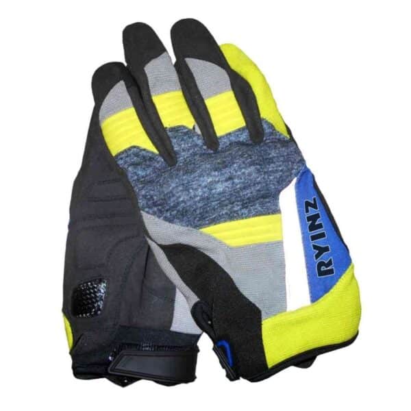 RYINZ Armored GoatSkin Motorcycle Gloves for Wholesale & Retail with TPU Knuckle Protection and Embossed Grip - Image 15