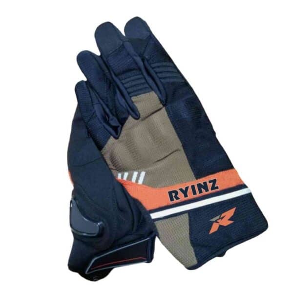 RYINZ Armored GoatSkin Motorcycle Gloves for Wholesale & Retail with TPU Knuckle Protection and Embossed Grip - Image 16