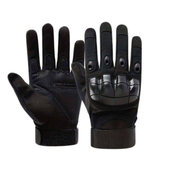 RYINZ Military Tactical Combat Gloves | Carbon Knuckle Protection, Leather Grip, Custom OEM Gloves for Police & Army Use - Image 6