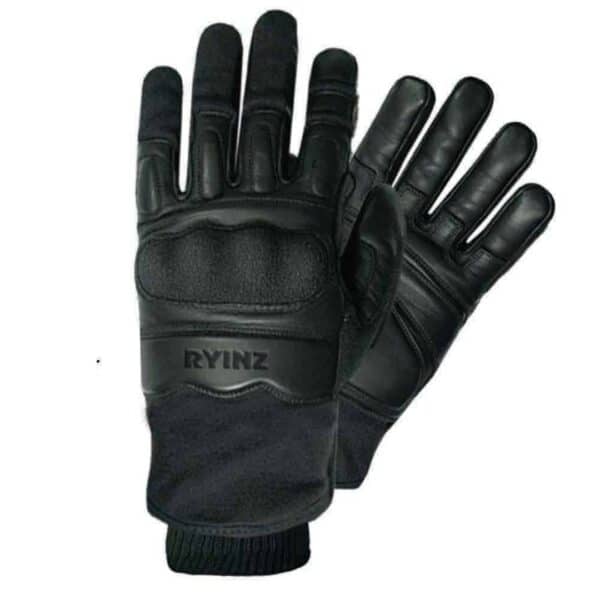 RYINZ Military Tactical Combat Gloves | Carbon Knuckle Protection, Leather Grip, Custom OEM Gloves for Police & Army Use - Image 8