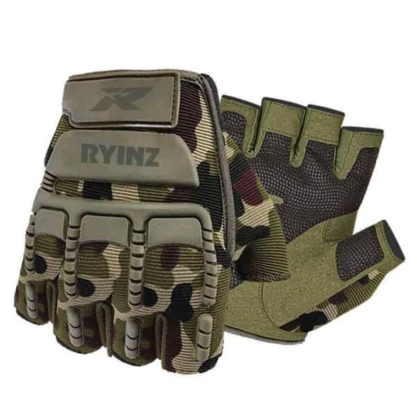 RYINZ Military Tactical Combat Gloves | Carbon Knuckle Protection, Leather Grip, Custom OEM Gloves for Police & Army Use - Image 13