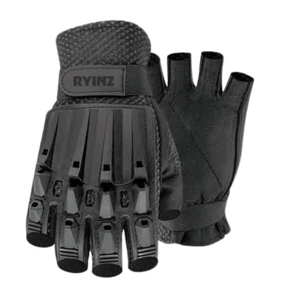 RYINZ Military Tactical Combat Gloves | Carbon Knuckle Protection, Leather Grip, Custom OEM Gloves for Police & Army Use - Image 14