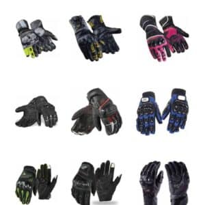 CE Certified Leather Racing Gloves for Motorcyclists – Protective, Vented, Armored Gloves for Track and Street Riders