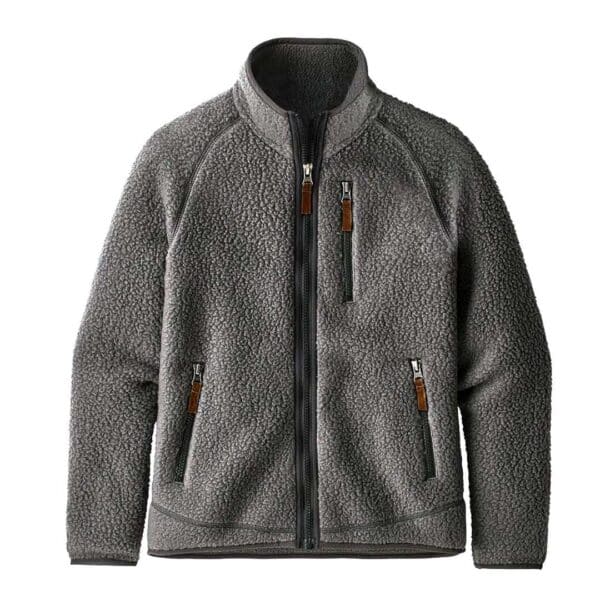Men’s Premium Sherpa Fleece Jacket – Full-Zip with Chest Pocket