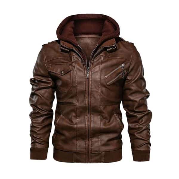 Men’s Premium Sherpa Fleece Jacket – Full-Zip with Chest Pocket - Image 3