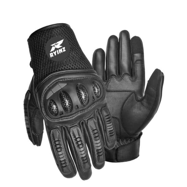 Ryinz Carbon Fiber Motorcycle Racing Gloves – Full Protection Biker Gloves for Men and Women – Lightweight Sportbike Riding Gloves – Available in Black, Red, and Blue Colors - Image 6