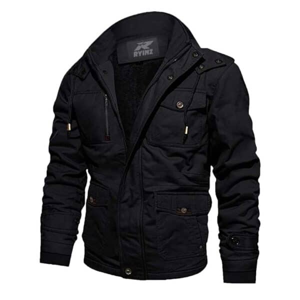 Men’s Premium Sherpa Fleece Jacket – Full-Zip with Chest Pocket - Image 8
