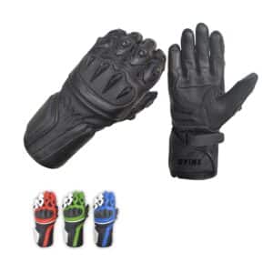 Ryinz Full-Grain Leather Motorbike Racing Gloves – Ultimate Protection Meets Precision Engineering