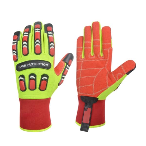 RYINZ Breathable Lightweight Mechanics Gloves – Flexible Grip, Reinforced Palm, Anti-Slip Design for Workshop & DIY Tasks - Image 8