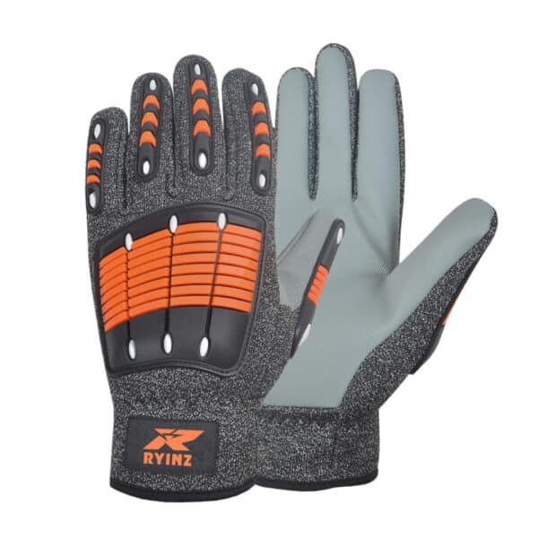 RYINZ Breathable Lightweight Mechanics Gloves – Flexible Grip, Reinforced Palm, Anti-Slip Design for Workshop & DIY Tasks - Image 6