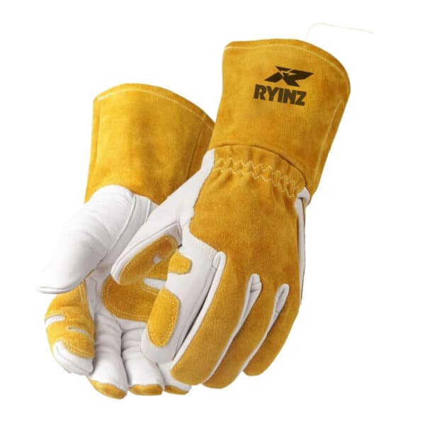 RYINZ Breathable Lightweight Mechanics Gloves – Flexible Grip, Reinforced Palm, Anti-Slip Design for Workshop & DIY Tasks - Image 2