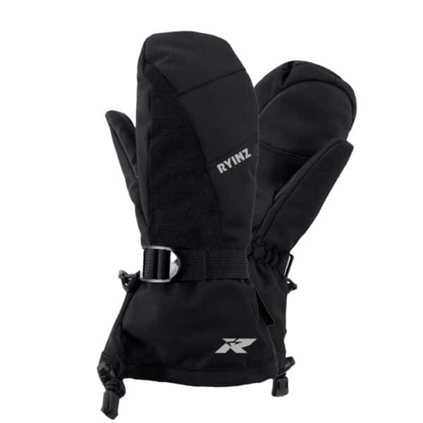 RYINZ All-Black Waterproof Winter Gloves | Custom Insulated Snow Gloves with Strap Cuff for Work, Sports & Retail B2B - Image 2